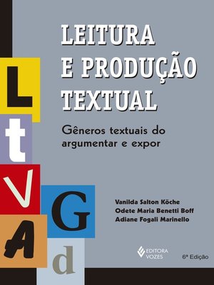 cover image of Leitura e produção textual